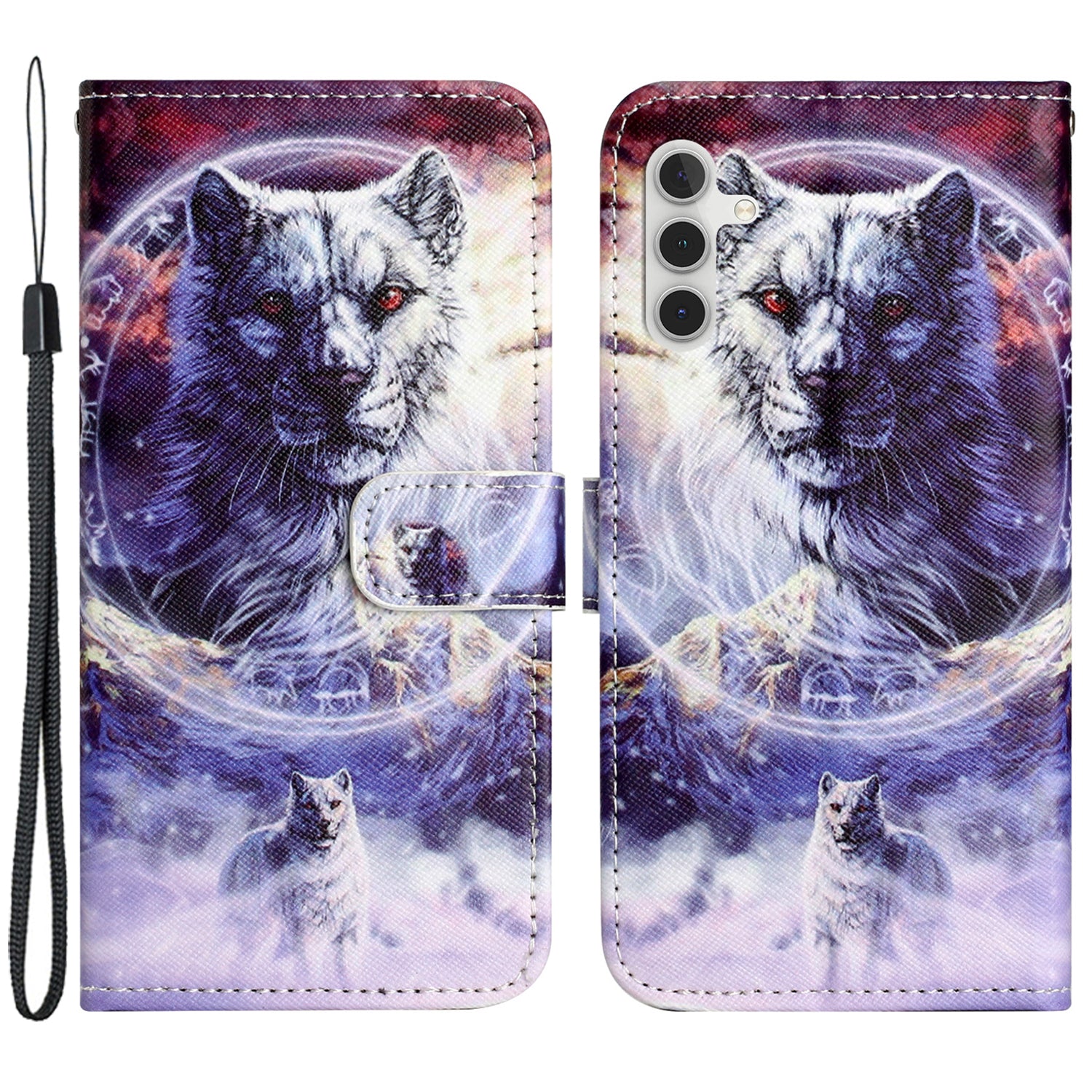 Til Samsung Galaxy A25 5G 3D-mønsterudskrivning telefonetui PU læder pungholder cover Til Samsung Galaxy A25 5G 3D-mønsterudskrivning telefonetui PU læder pungholder cover
